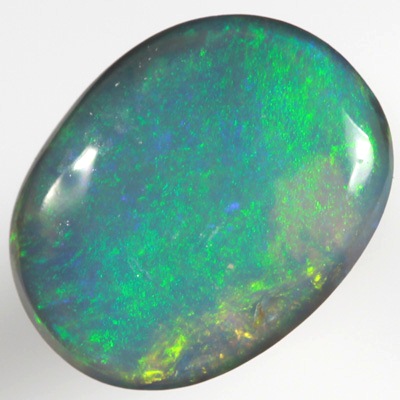 SOLID SEMI BLACK OPAL Always showing green over blue, Moss Pattern